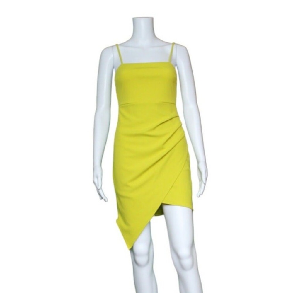 Blue Blush Yellow Sleeveless Dress Women's Size Medium